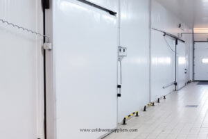 Cold room sliding door