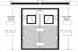 COLD-room-swing-door-diagram
