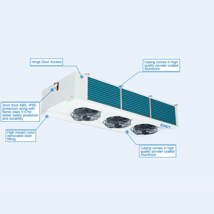 Dual Throw Unit Cooler for cold storage
