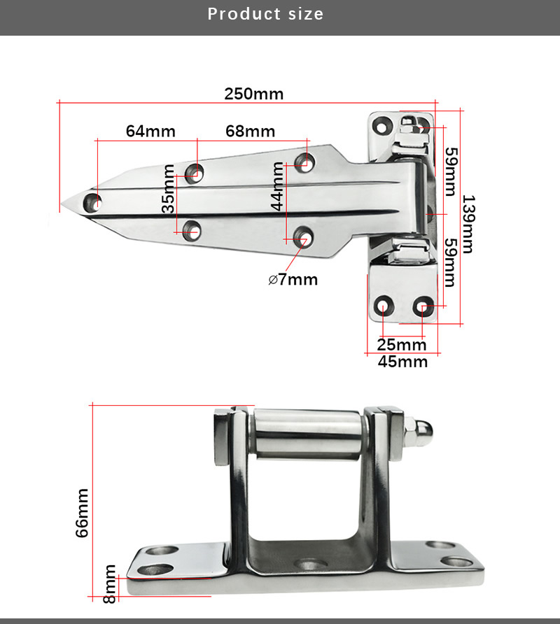 COOLROOM/FREEZER HEAVY DUTY DOOR HINGE 1460