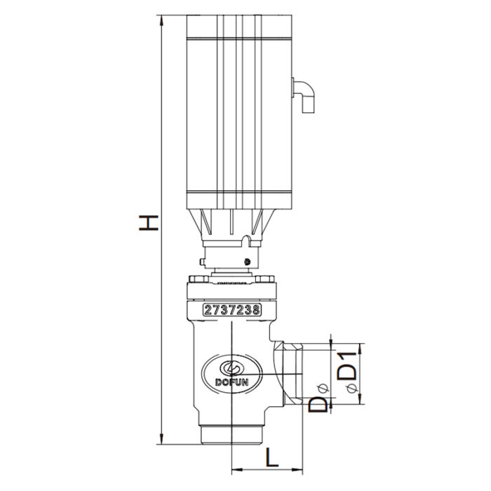 Angle Type Motor Valve - Image 2