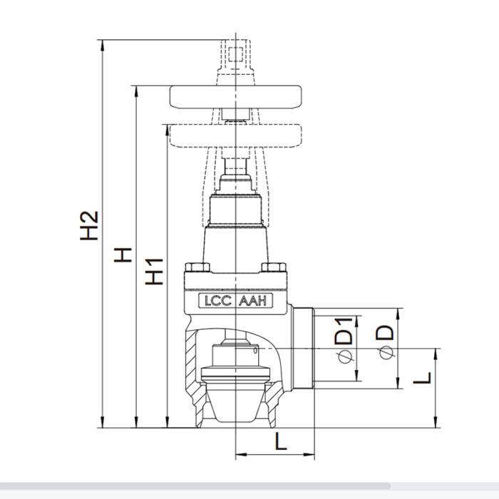 Angle Type Regulating Valve - Image 3