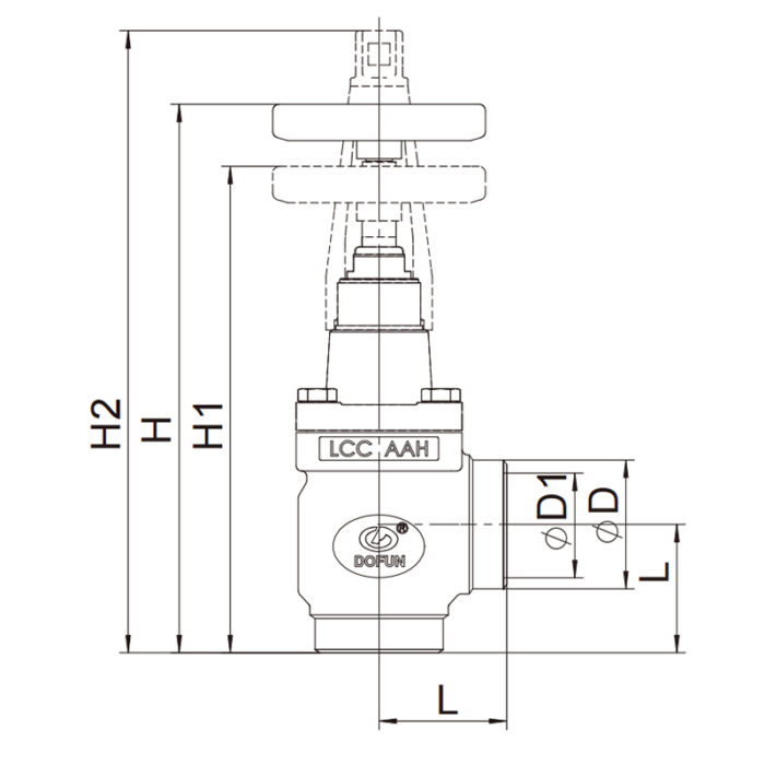 Angle Type Stop Check Valve - Image 3