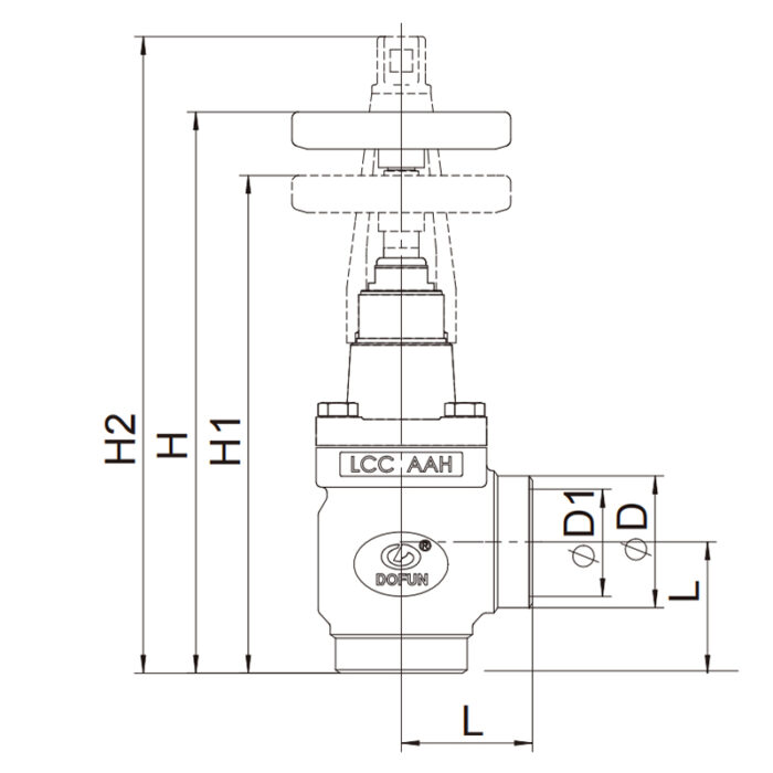Angle Type Stop Valve - Image 3