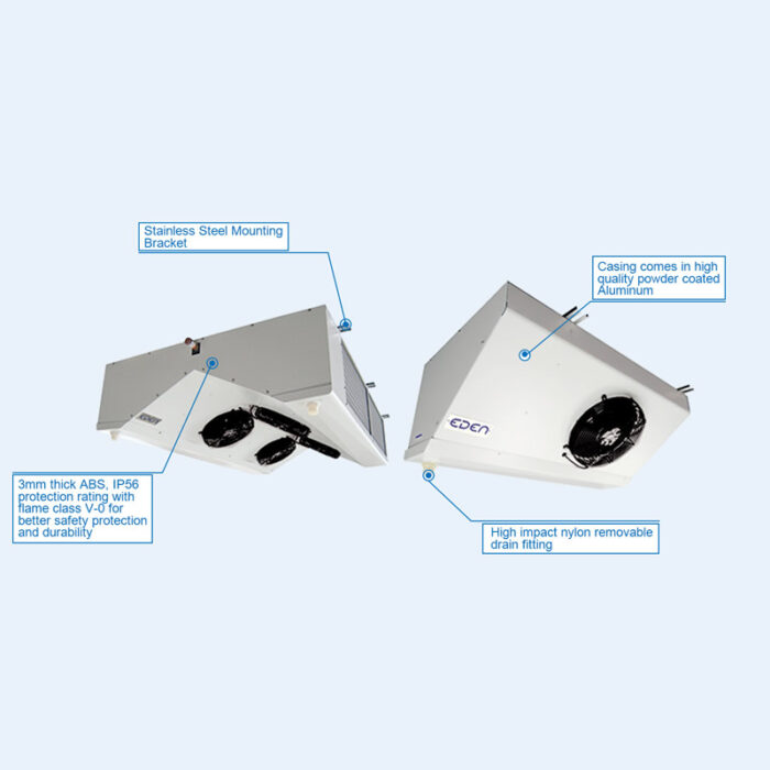 Low Air Dual Throw Unit Cooler for Flight Kitchen