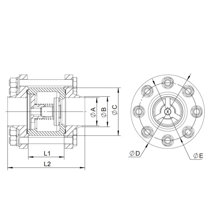 Neck Flange Check Valve  - Image 2