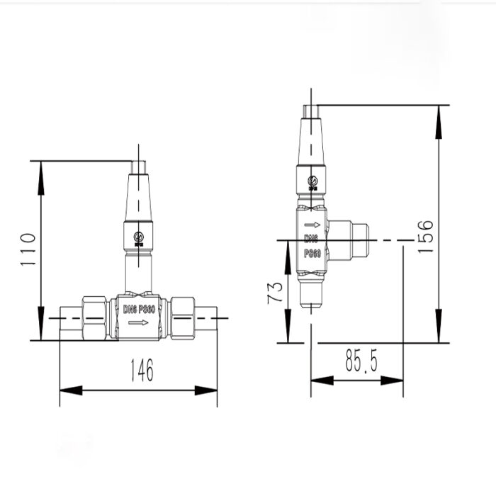 SVSSVA Small Stop-Valve  SVS VALVE for cold room - Image 3