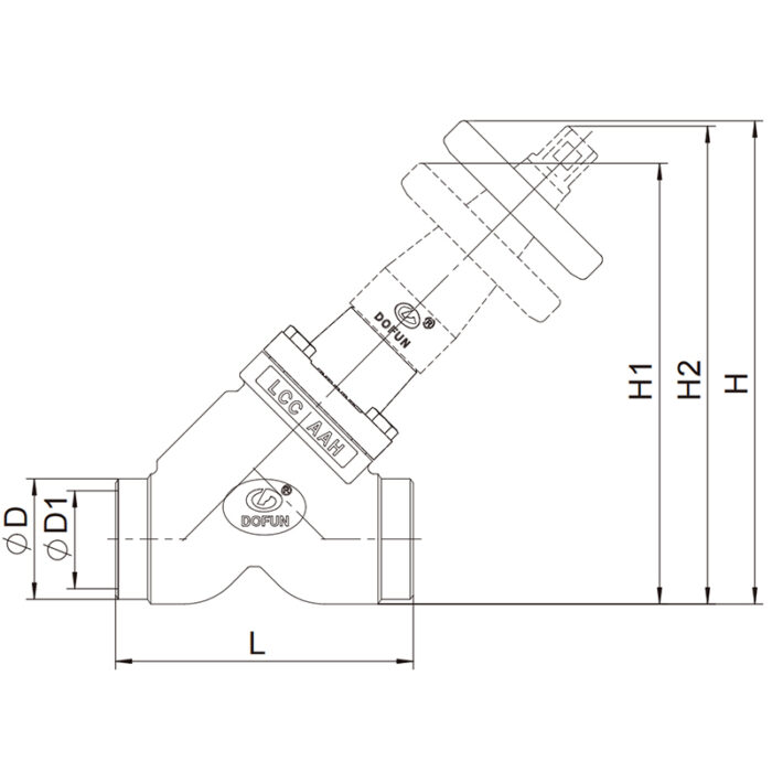 Straight Type PN63 Stop  SVD-HS Valve - Image 3