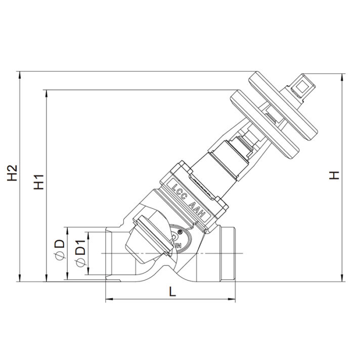 Straight Type PN63 Regulating TVD-HS Valve - Image 3