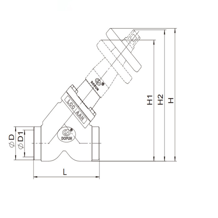 Straight Type PN63 Stop Check SCV-HS Valve - Image 3