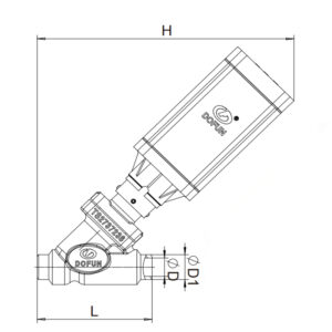  Straight Type Motor Valve