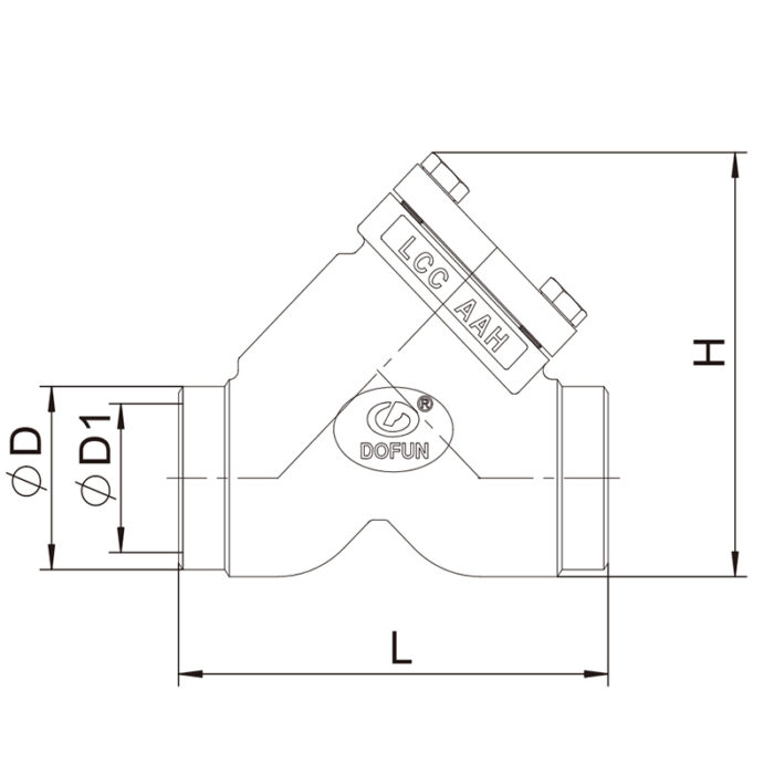 Straight Type PN63 Check Valve - Image 3