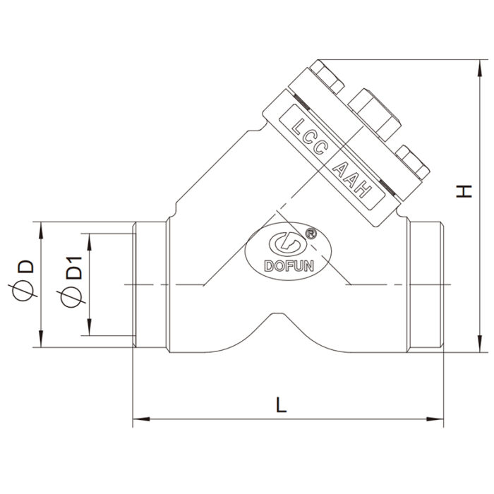 Straight Type PN63 Filter FVD-HS - Image 3