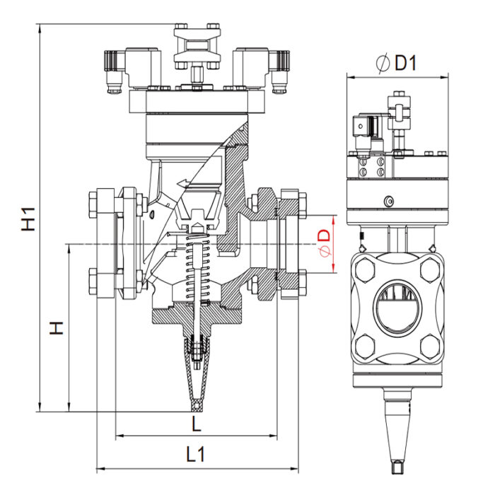 Two-Step Open Pneumatic Valve(Nomally Open)  - Image 3
