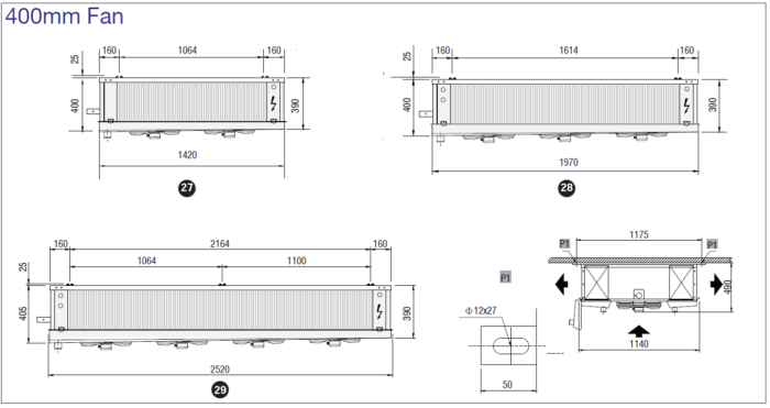 Dual Discharge Unit Cooler