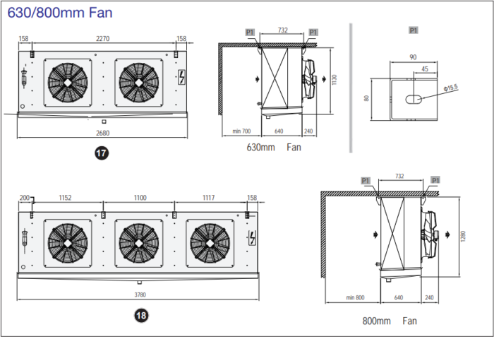 Heavy Duty Commercial Unit Cooler