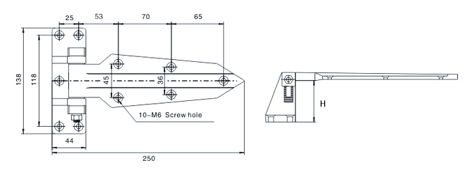 DOOR HINGE 1450SS