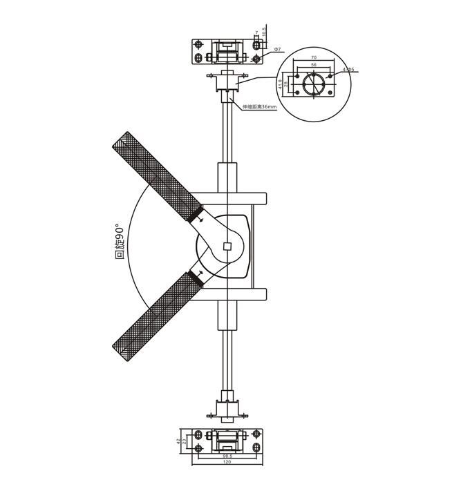 Earth and earth latch lock