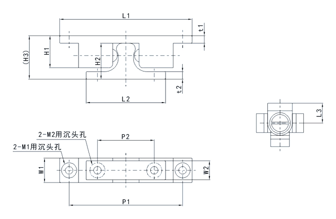 REFRIGERATOR ACCESSORIES(BRACKET) Door Handle KZ-017S