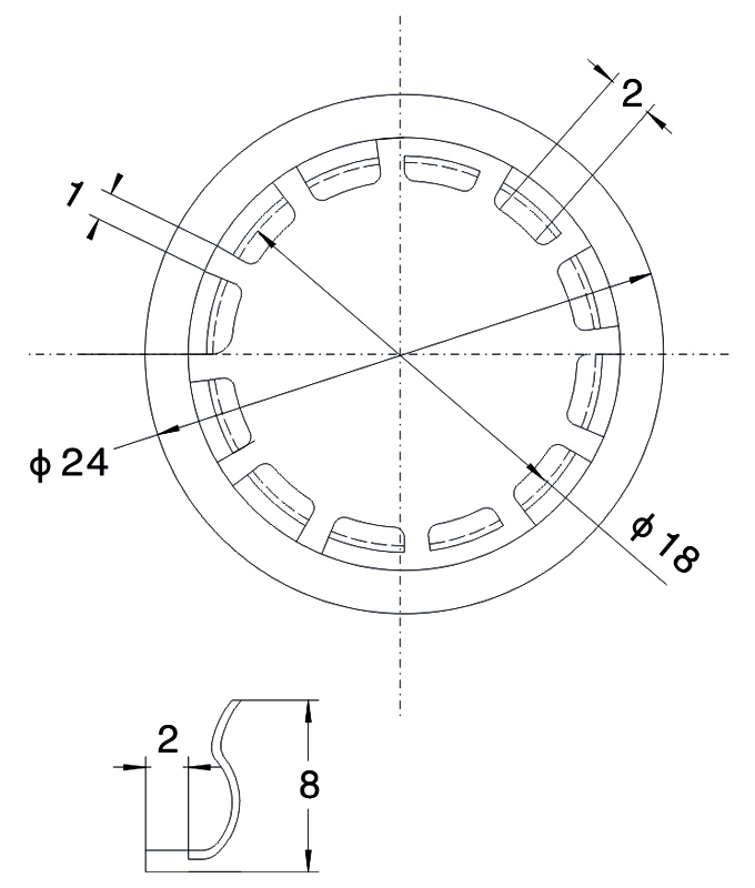 Panel Combiners Door Handle KZ-06