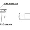 SIDE HINGE Door Handle KZ-305