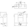 SIDE HINGE Door Handle KZ-308