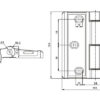 PLANE HINGE Door Handle-KZ-80-2