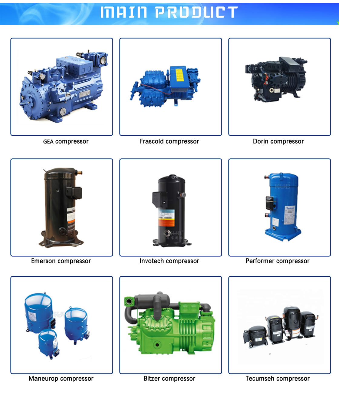 GJQ Series Box Type Air Condensing Units customization needs