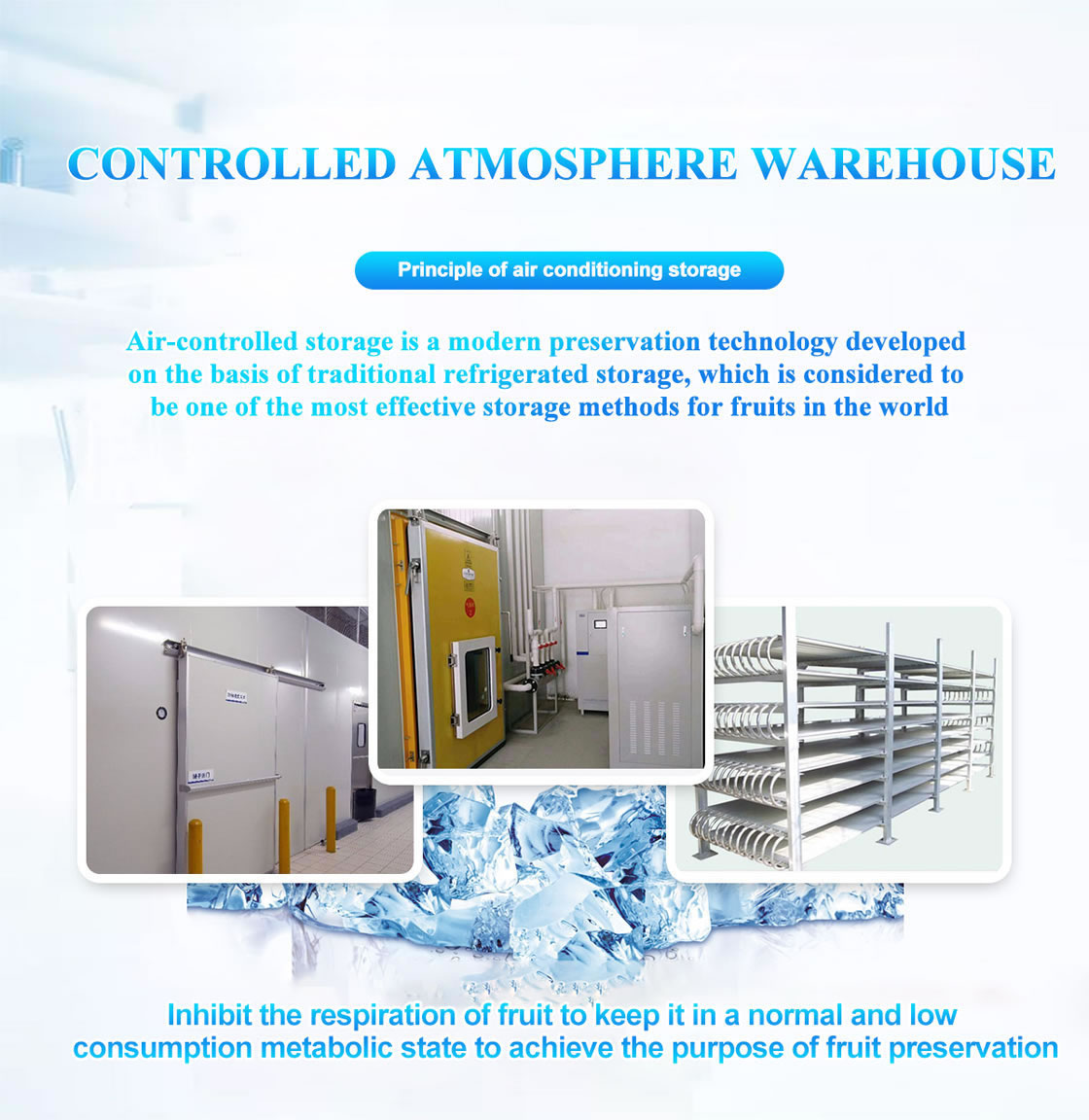 CONTROLLED ATMOSPHERE COLD ROOMS