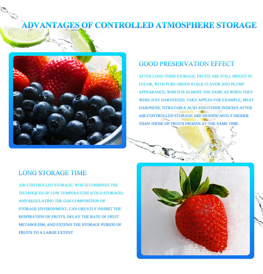 CONTROLLED ATMOSPHERE COLD ROOMS